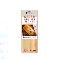 Fire & Flavor Cedar Grilling Plank 15 in. L X 5.5 in. W 2 pk