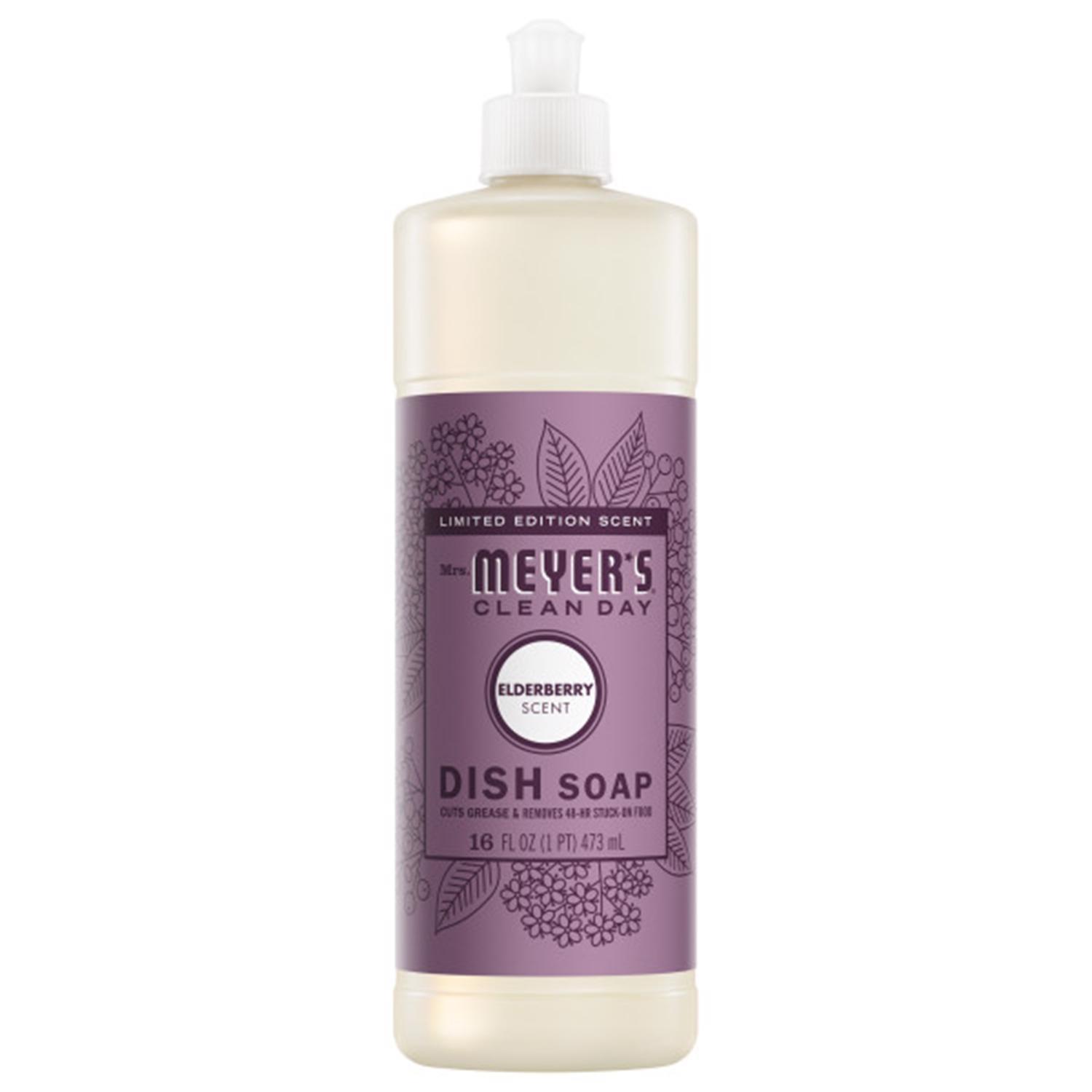 Mrs. Meyer's Clean Day Limted Edition Elderberry Scent Liquid Dish