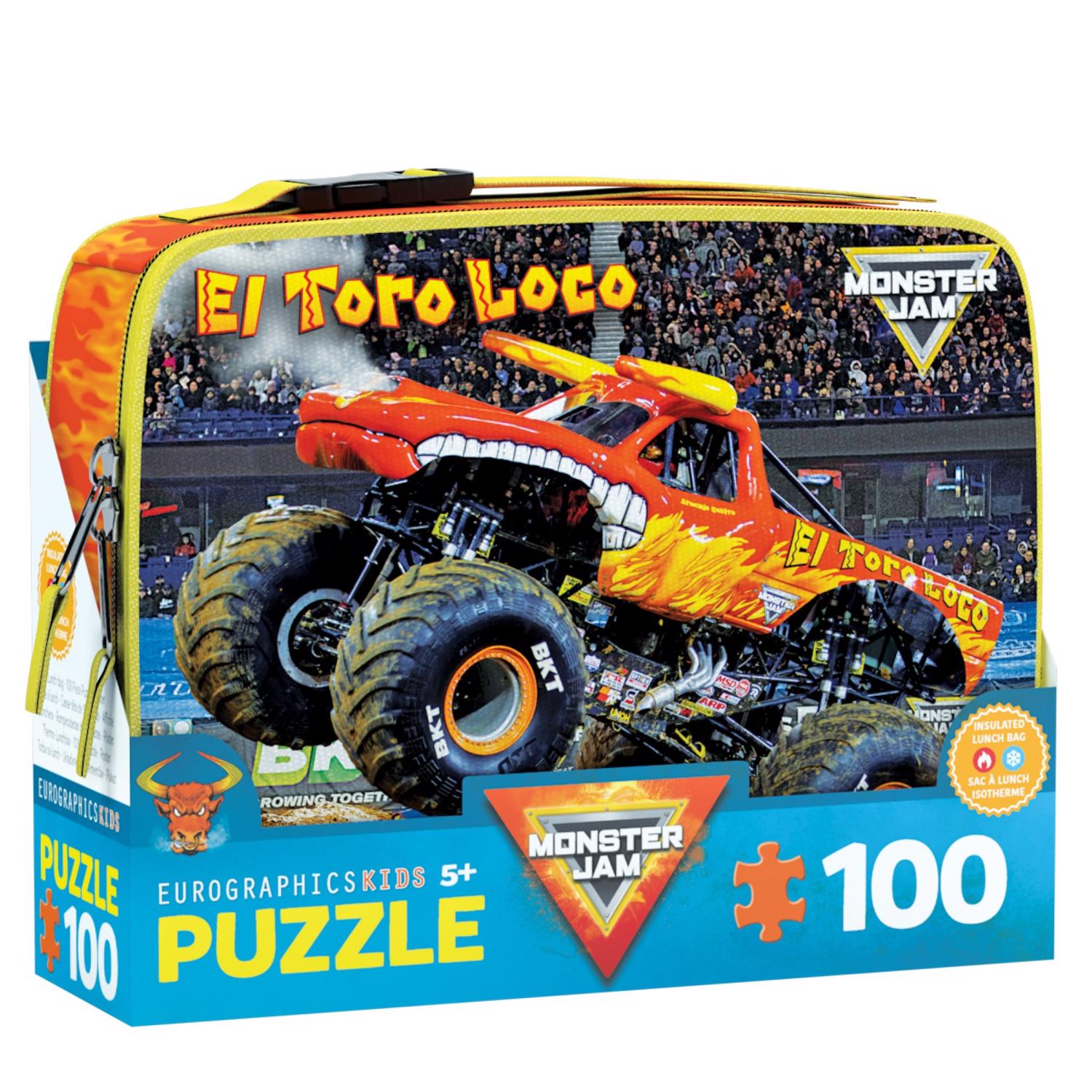 Eurographics Monster Jam El Toro Loco 100-Piece Puzzle, Ages 5+ - Open Miscellaneous