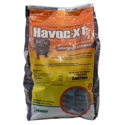 Havoc Toxic Rodenticide Bait Blocks For Mice and Rats 4 lb 1 pk