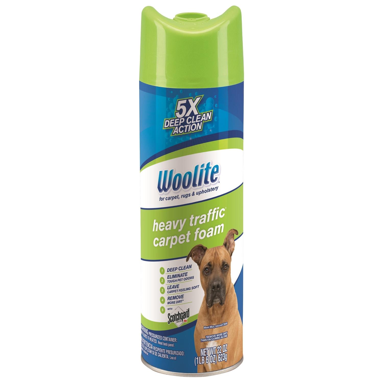Photos - Cleaning Agent BISSELL Woolite Heavy Traffic Fresh Scent Carpet Cleaner 22 oz Foam 0820 