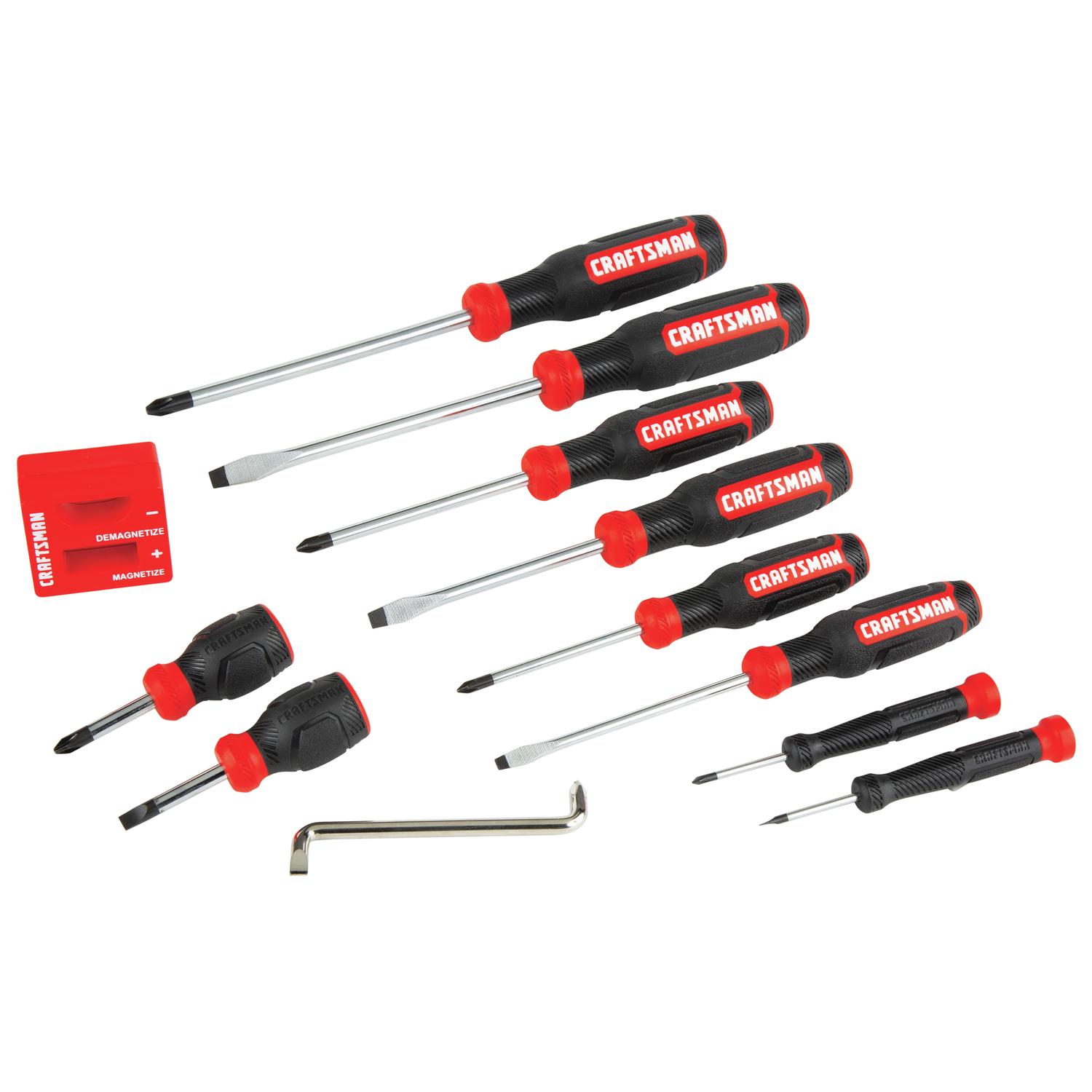Craftsman Multi-Bit Screwdriver Set 12 pc Mfr# CMHT65071N - Ace