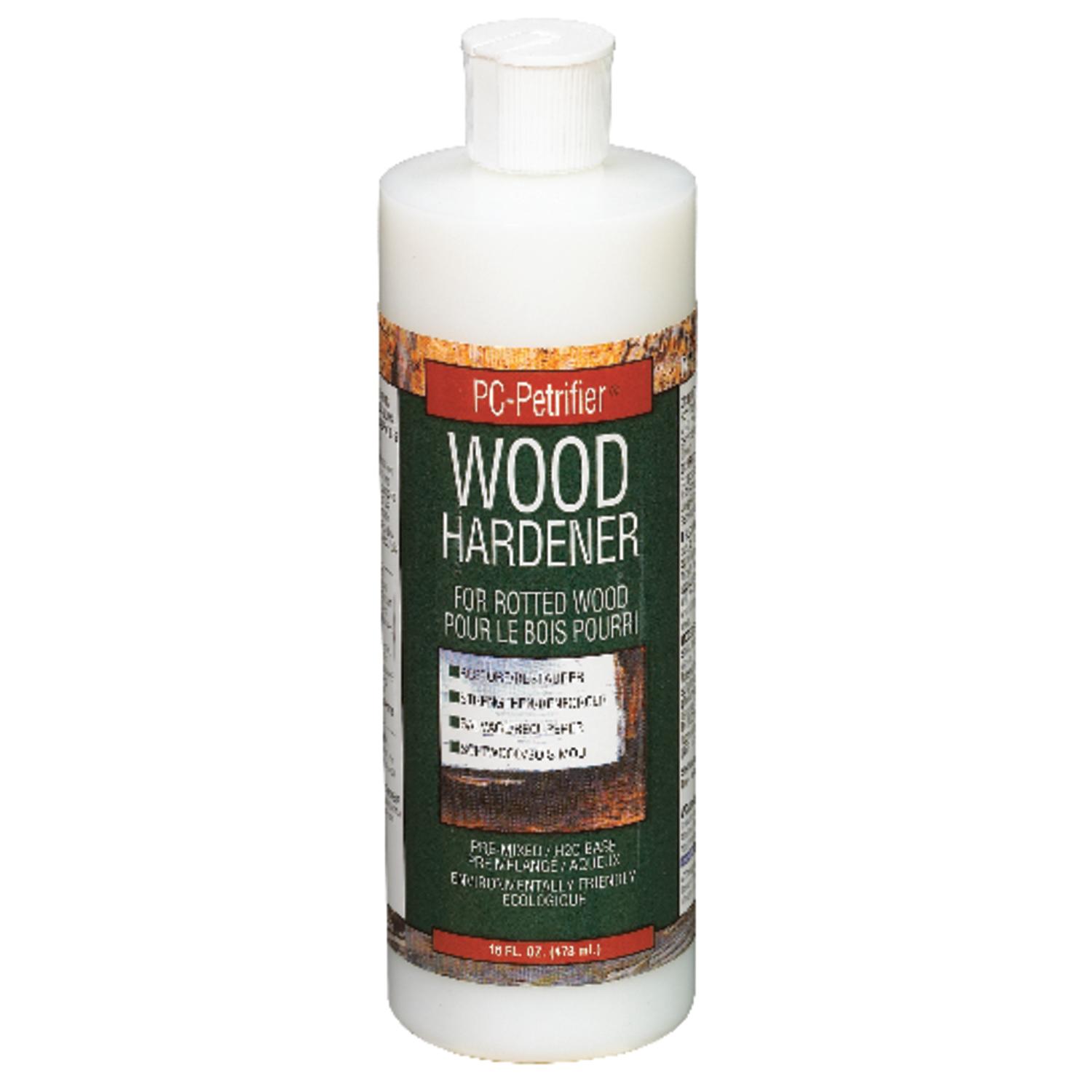 Wood Hardener 16 oz Size, Bottle Milky White PC-Petrifier