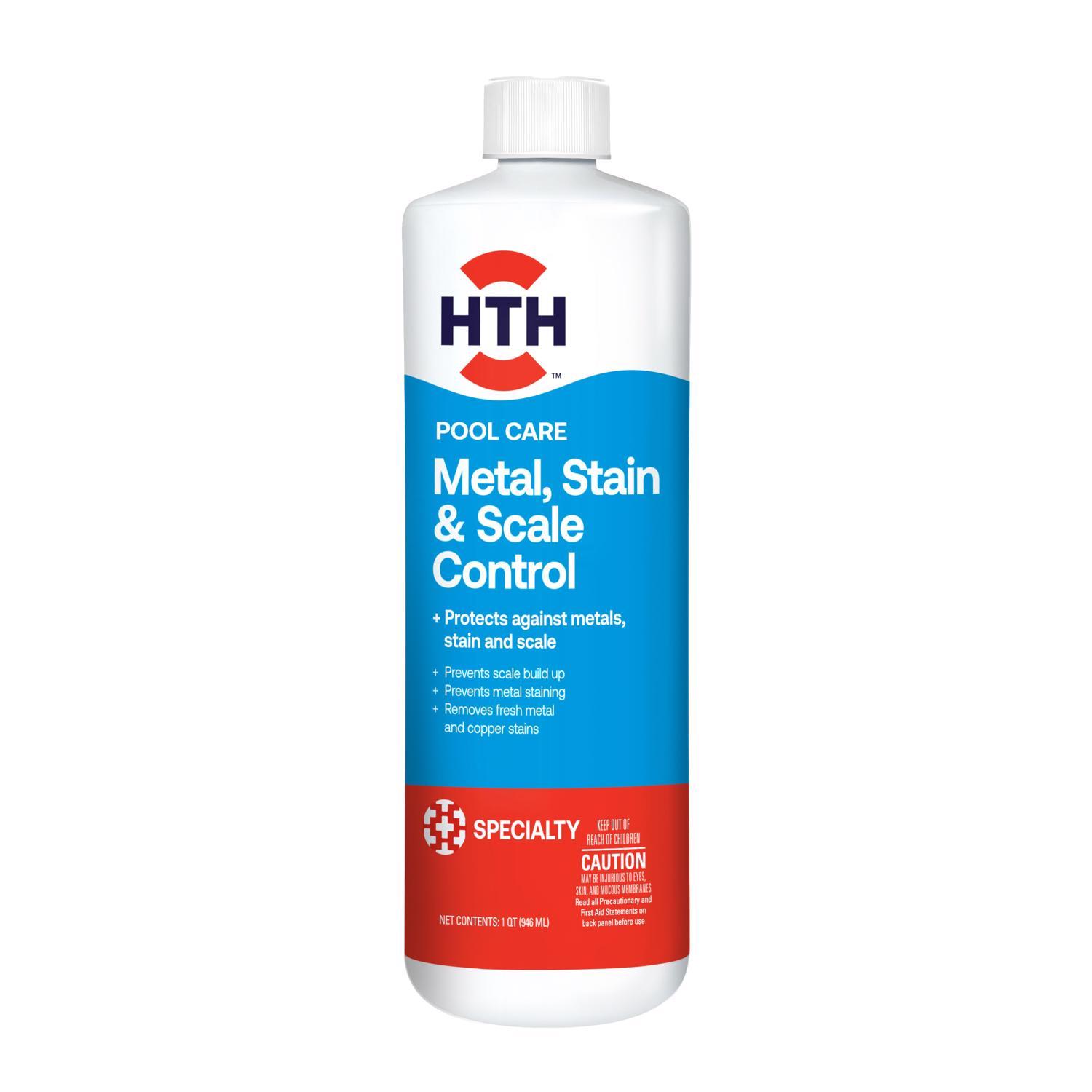 HTH Pool Care Liquid Metal & Stain Control 1 qt - Thumbnail 2