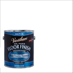 Varathane Satin Crystal Clear Water-Based Floor Finish 1 gal