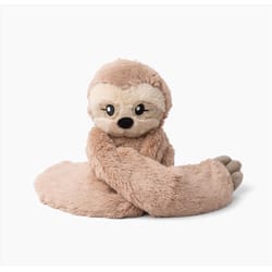 Hugimals World Hugarounds Sawyer the Sloth Weighted Neck and Shoulder Wrap Brown