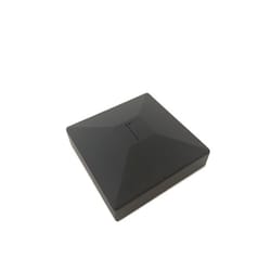 Fortress Building Products Athens 1 in. H X 2 in. W X 2  L Black Aluminum Post Cap