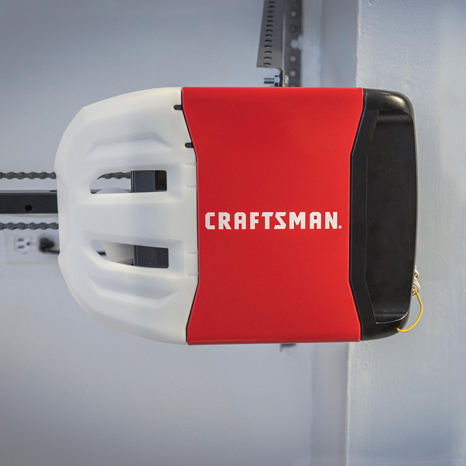 Craftsman 1/2 HP Chain Drive WiFi Compatible Garage Door Opener w/Battery Backup - Thumbnail 2