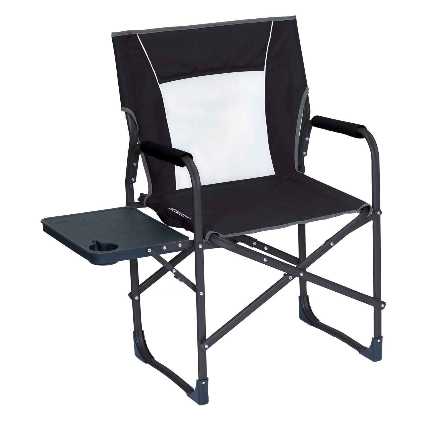 GCI Outdoor Slim-Fold Black Director's Folding Chair Mfr# 36510