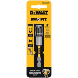 DEWALT Max Fit 3 in. Steel Magnetic Bit Holder 1/4 in. Hex Shank 1 pc
