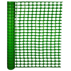 Mutual industries 4 ft³ H X 100 ft³ L Polyethylene Snow Safety Fencing Green