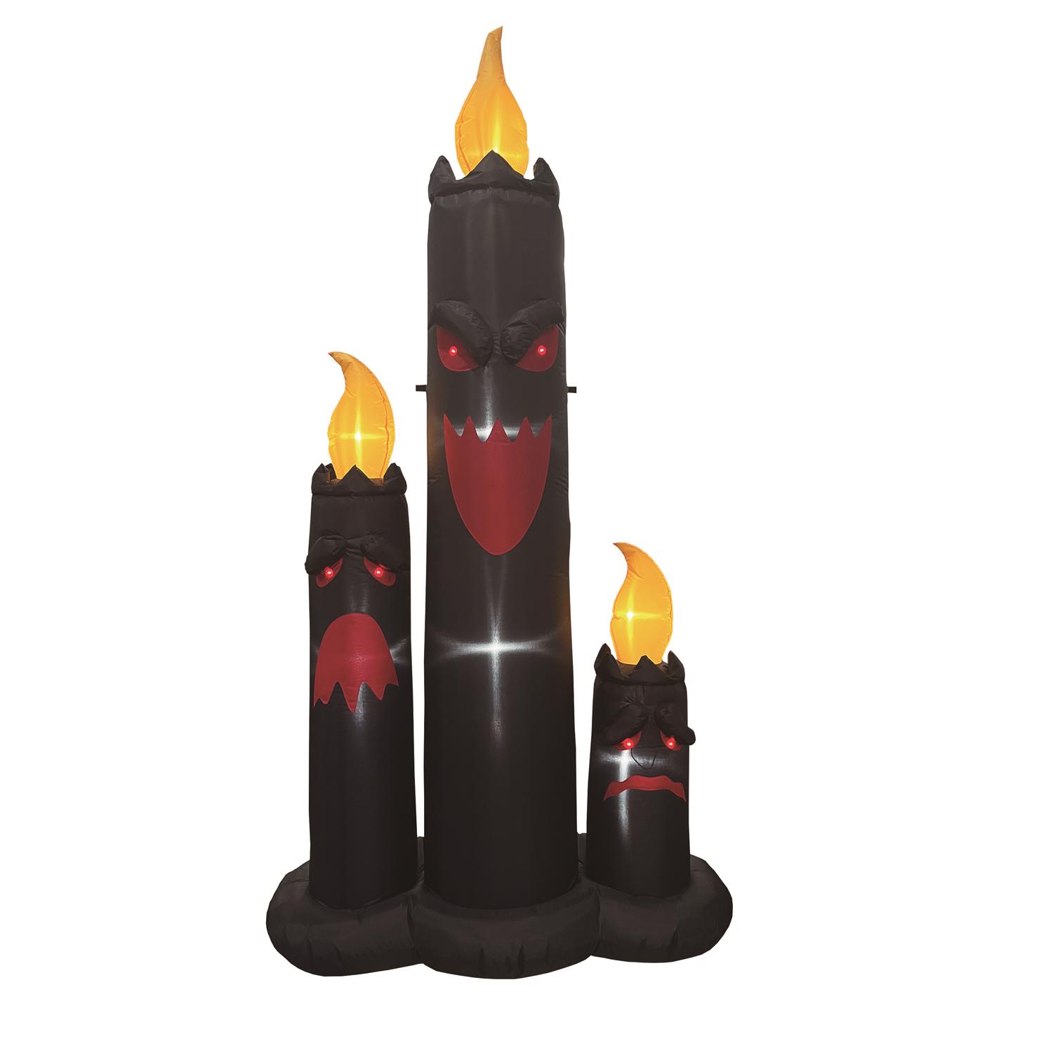 Celebrations 9 ft. Prelit Spooky Candles Inflatable