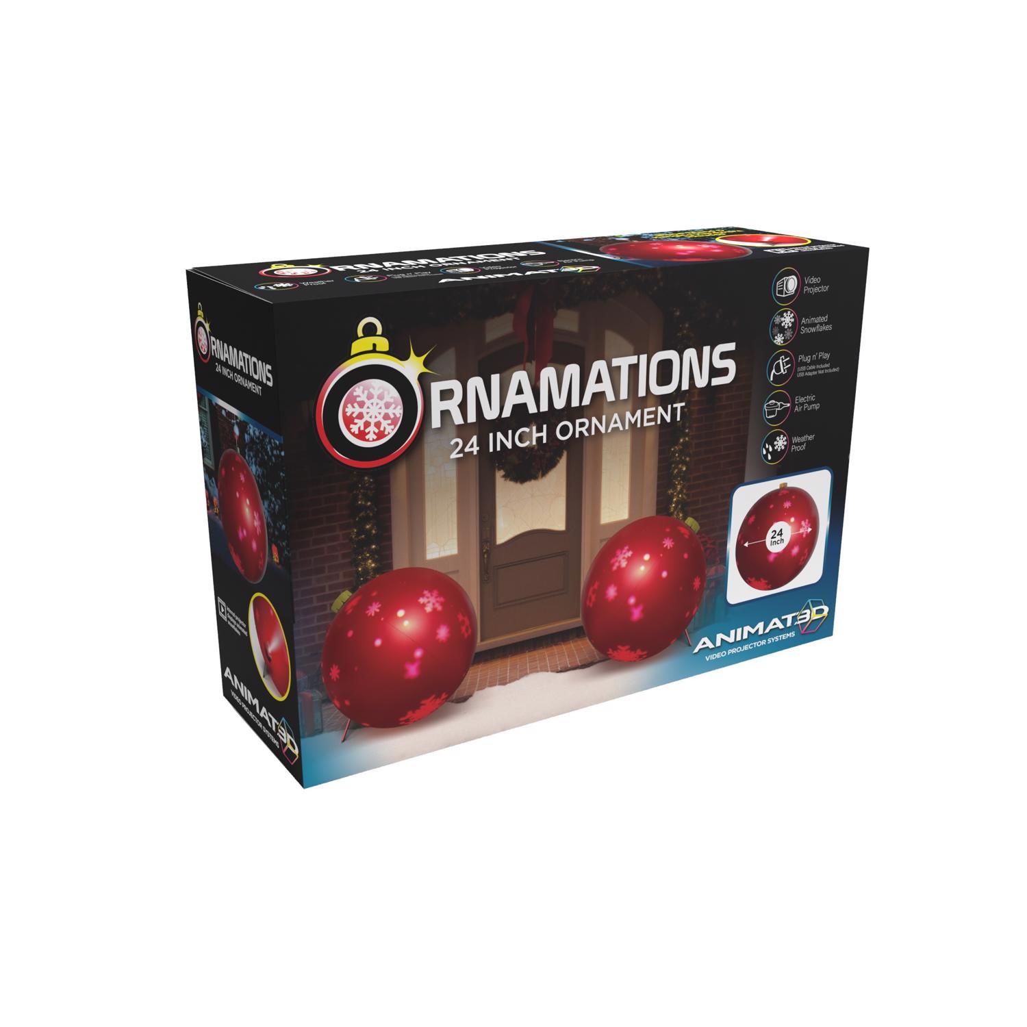 ⭐️ marrm ⭐️ Mindscope Red Inflatable Ornament Animated Decor Mfr# MSP24AO