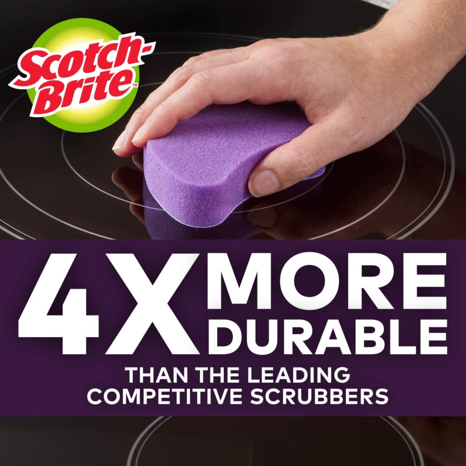 Scotch-Brite Non-Scratch Glass Cooktop Cleaning Pad - Thumbnail 4