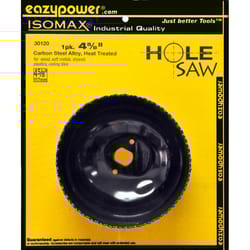 Eazypower Coporation ISOMAX 4-5/8 in. Carbon Steel 1 in. L Hole Saw