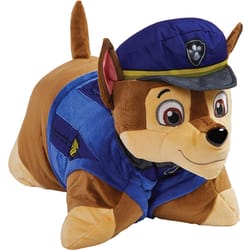 Pillow Pets Paw Patrol Chase Plush Toy Blue/Brown 1 pc
