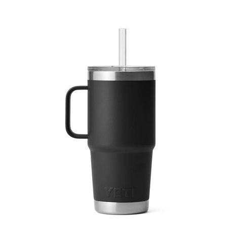 YETI Rambler 25 oz Black BPA Free Straw Mug Mfr# 21071502240 - Ace