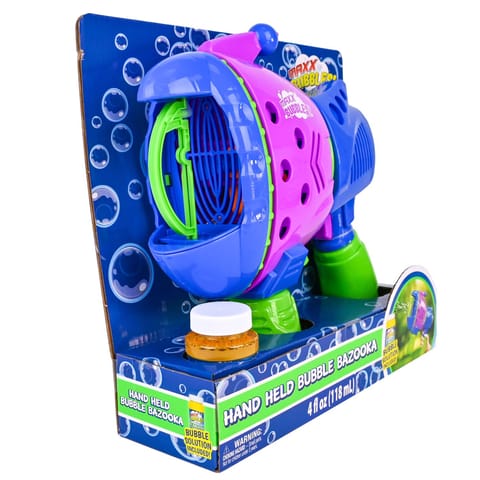 Maxx Bubbles Handheld Bubble Bazooka Multicolor Mfr# 470548 - Ace