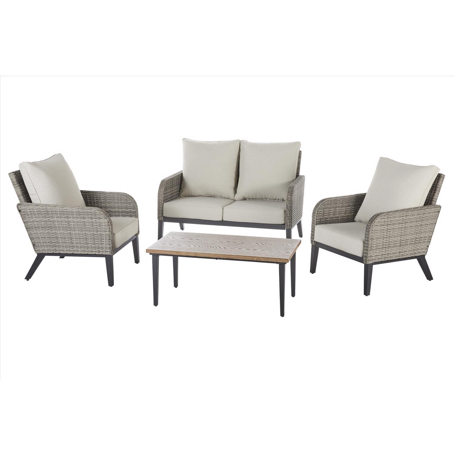 ワイドチェアー バーディ BE 4点セット Yacht Club Highback 7-Piece Dining Set