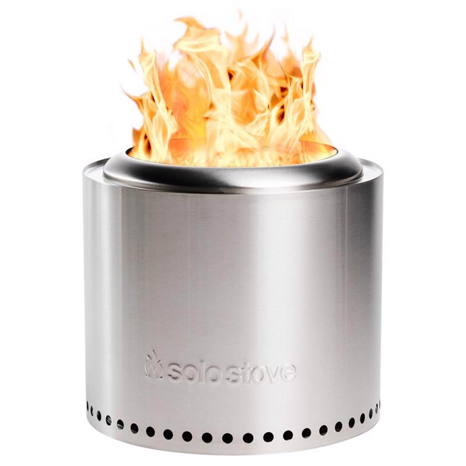 セール中 美品 Solo Stove Rangerグレー/レンジャーおまけ付き Solo Stove Ranger 15 in. W Stainless Steel Round Multi-Fuel Fire