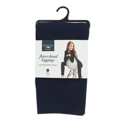Britt's Knits Women's Fleece Lined Leggings S/M Navy