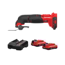 CRAFTSMAN V20* 2Ah Battery and Charger Starter Kit with CRAFTSMAN V20* Cordless Oscillating Tool