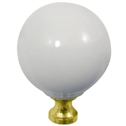 Laurey Round Cabinet Knob 1-1/4 in. D Brass 1 pk