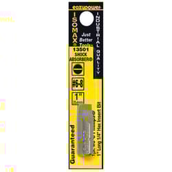 Eazypower Corporationr Isomax Slotted #6-8 X 1 in. L Power Bit Chrome Vanadium Steel 1 pc
