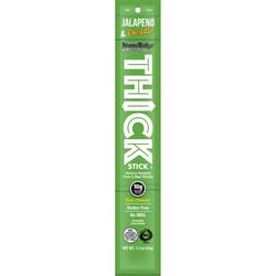 StoneRidge Wholesale Thick Stick Jalapeno Cheddar Meat Sticks 1.5 oz Shrink Wrapped