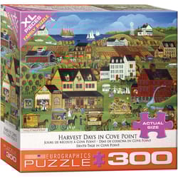 Eurographics Harvest Days in Cove Point Jigsaw Puzzles Multicolored 300 pc