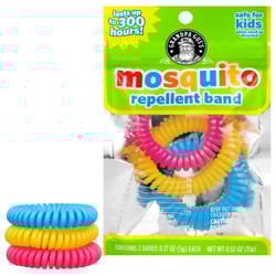 Grandpa Gus's Insect Repellent Wristband Wrist Band For Mosquitoes 3 pk
