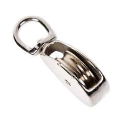 Koch Industries 1 in. D Zinc Plated Steel Single Sheave Swivel Eye Pulley