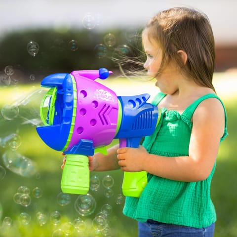 Maxx Bubbles Handheld Bubble Bazooka Multicolor Mfr# 470548 - Ace