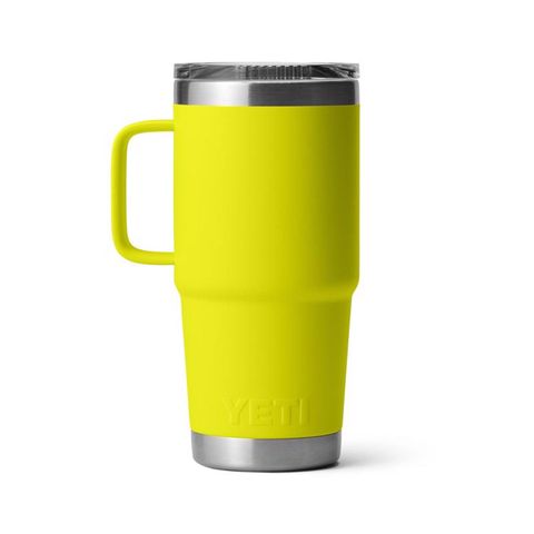 YETI Rambler 20 oz Firefly Yellow BPA Free Travel Mug Mfr