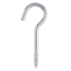Ace Small Zinc-Plated Silver Steel 1-11/16 in. L Ceiling Hook 25 lb 50 pk