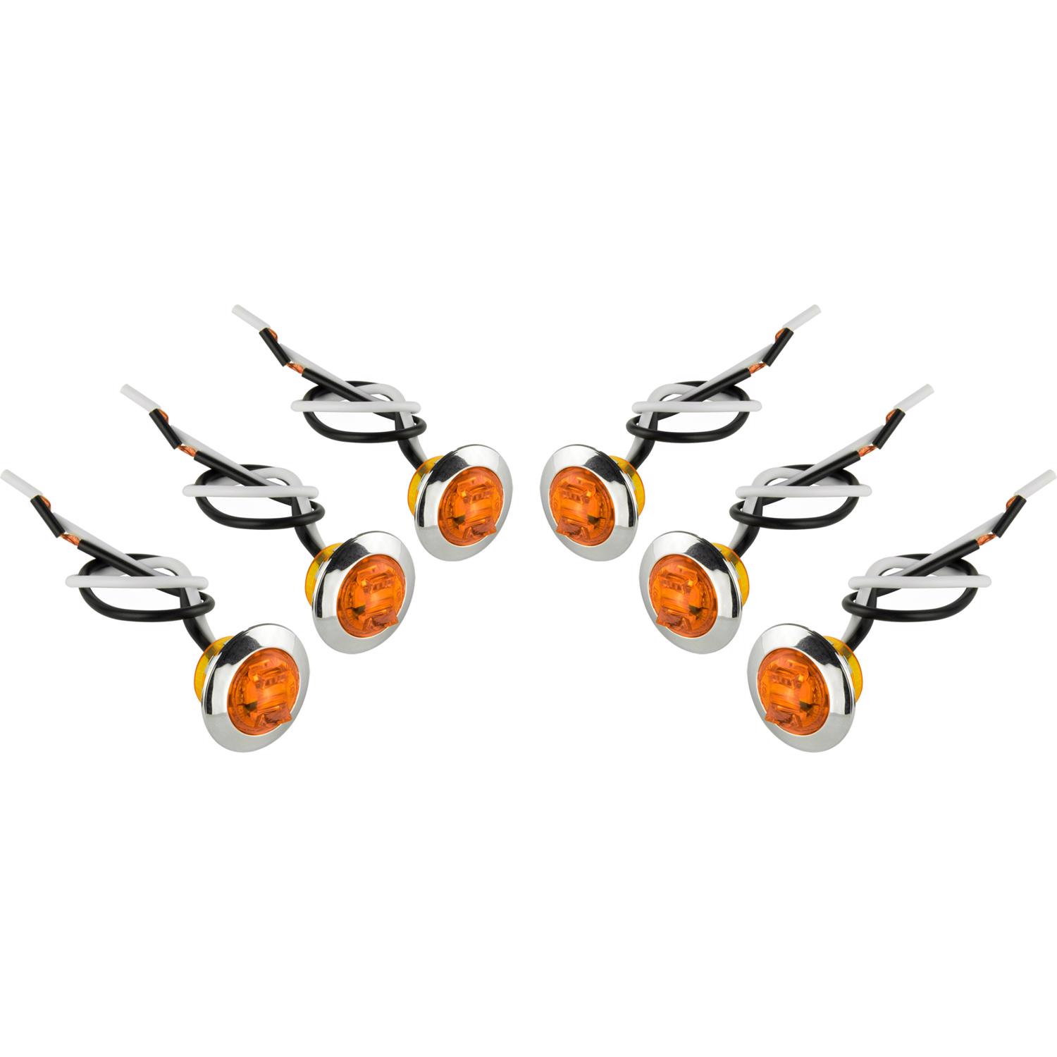 Hopkins Amber Round Clearance/Side Marker LED Light