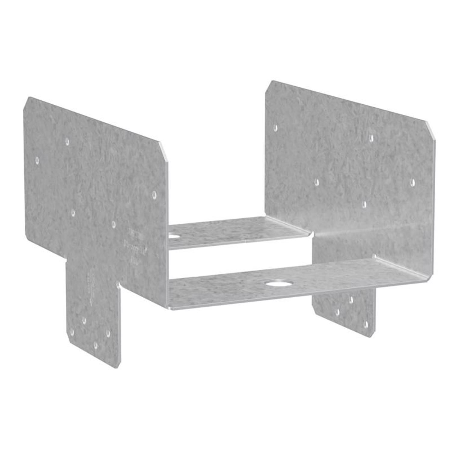 Simpson Strong-Tie 6 in. H X 5.5 in. W 16 Ga. Galvanized Steel Post Cap