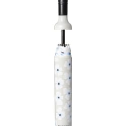Vinrella Gray Floral 38 in. D Umbrella