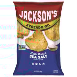 Jackson's Classic Sea Salt Kettle Cooked Potato Chips 5 oz Bagged