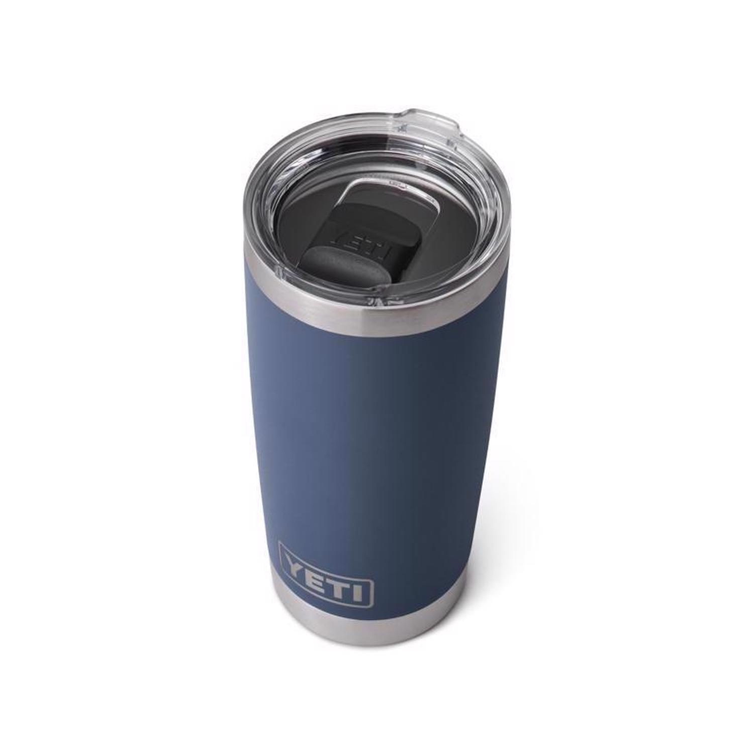 YETI Rambler 20 oz Navy BPA Free Tumbler with MagSlider Lid Mfr