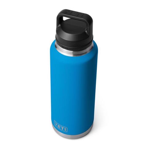 YETI Rambler 46 oz Big Wave Blue BPA Free Bottle with Chug Cap Mfr