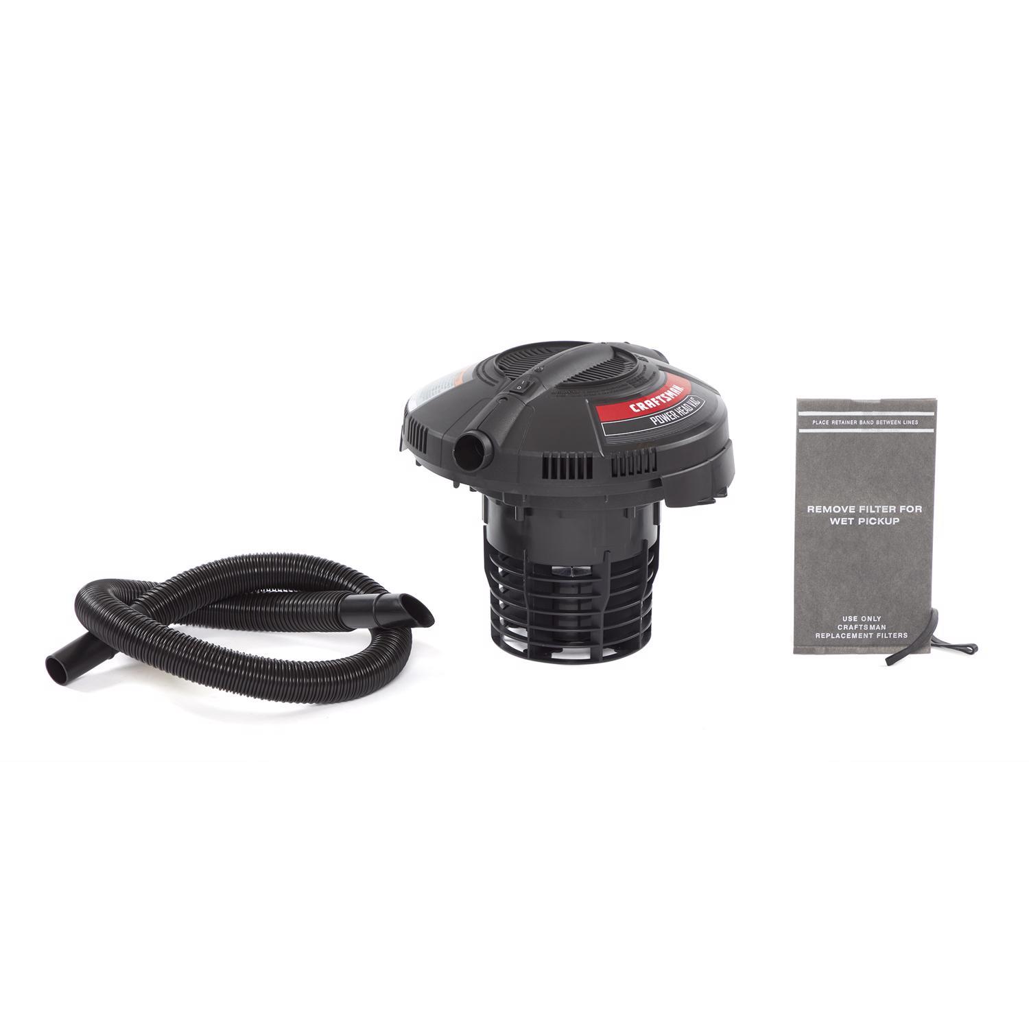 Craftsman 12.5 in. L X 12.5 in. W X 12.5 in. D Wet/Dry Vac