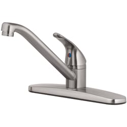 Oakbrook Collection Essentials One Handle Brushed Nickel Kitchen Faucet