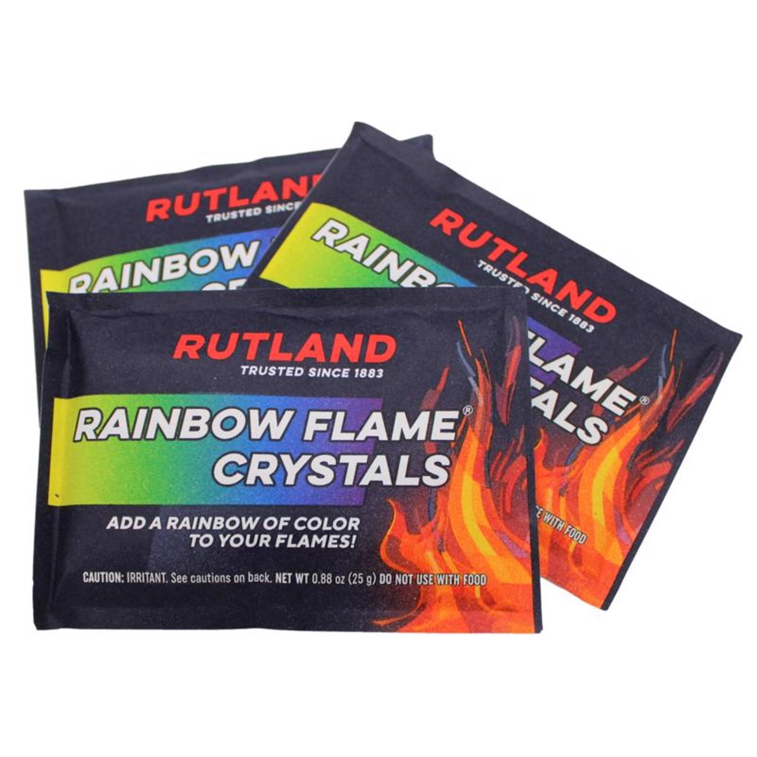 Rutland Rainbow Flame Crystals 0.5 hr 1 pk 0.88 oz Mfr# 715P - Ace