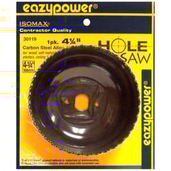 Eazypower Coporation ISOMAX 4-1/4 in. Carbon Steel 1 in. L Hole Saw