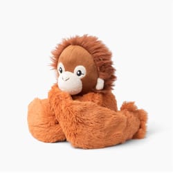 Hugimals World Hugarounds Ollie the Orangutan Weighted Neck and Shoulder Wrap Orange