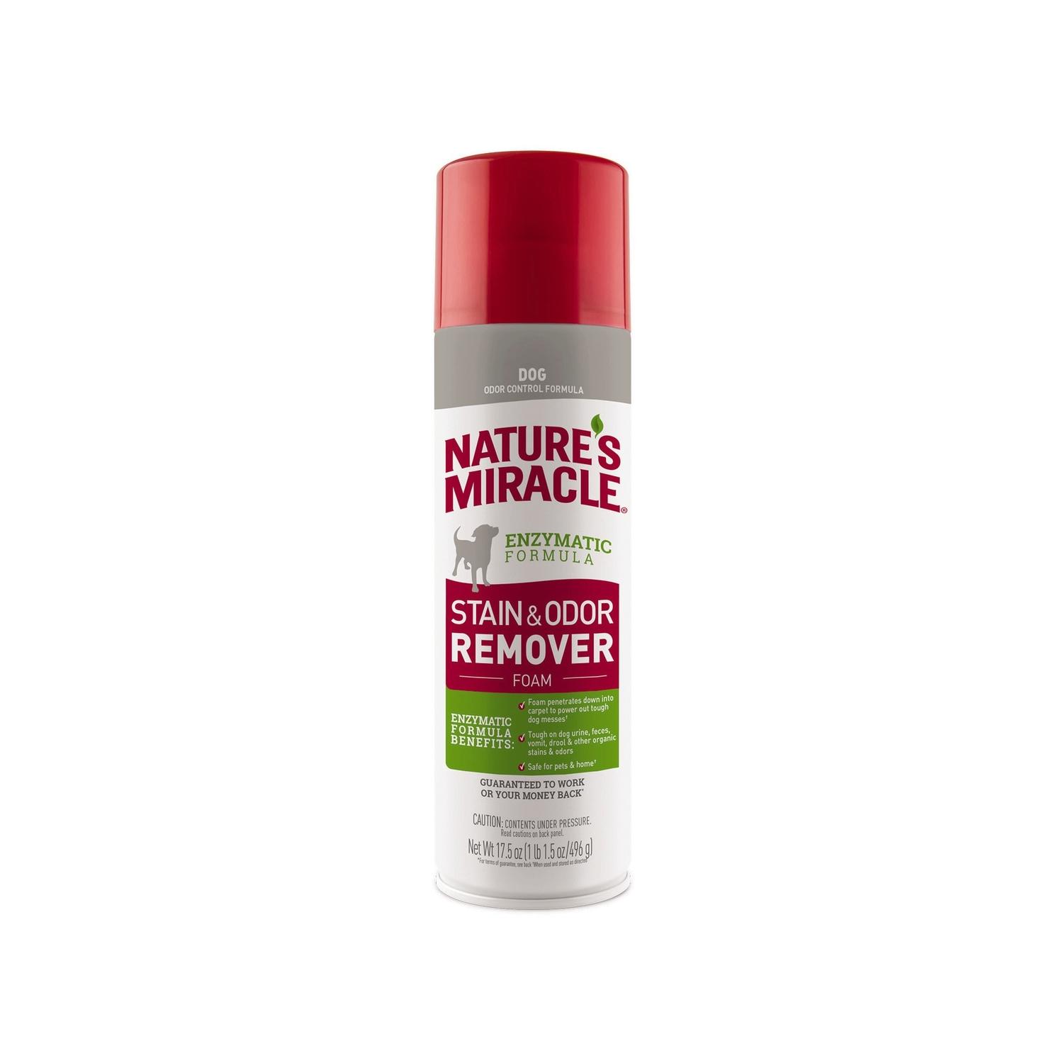 Nature's Miracle Dog Foam Enzyme Stain And Odor Remover oz