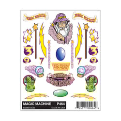 PineCar Stick On Decals Multicolored