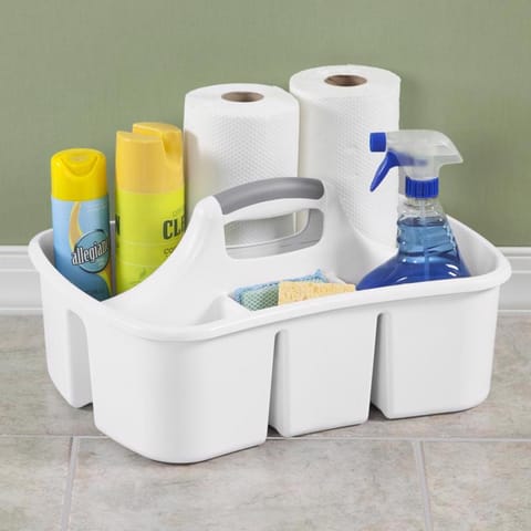 Sterilite 2.4 cu ft White Caddy 8.875 in. H X 13.25 in. W X 17.75