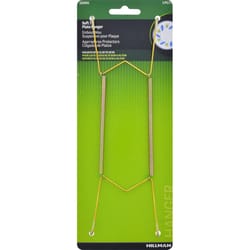 HILLMAN Brass-Plated Gold ,Plate Hanger 30 lb 1 pk